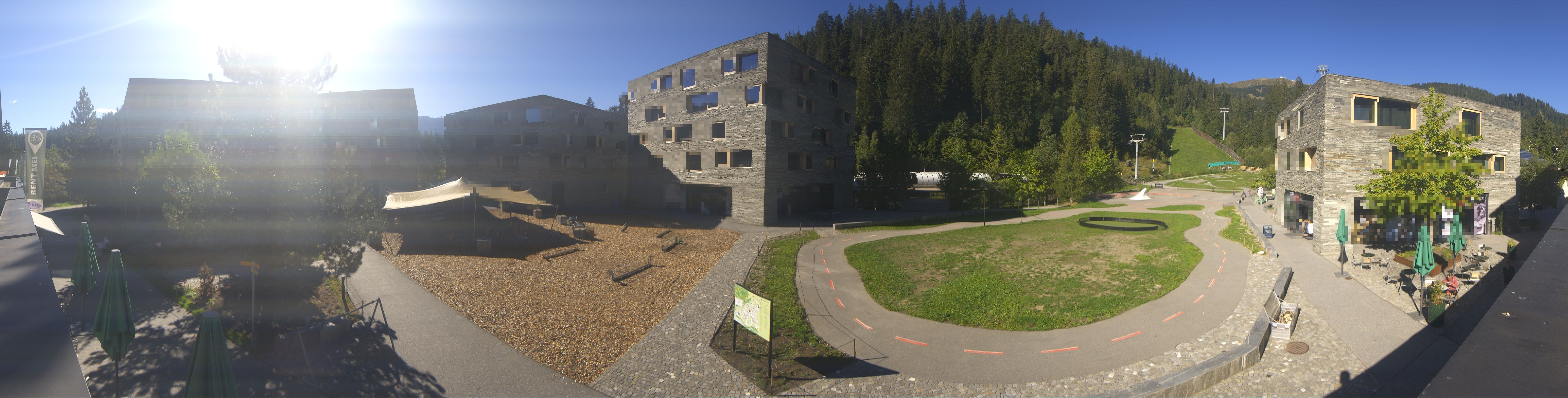 Archived image Webcam Laax - Hotel Rocksresort