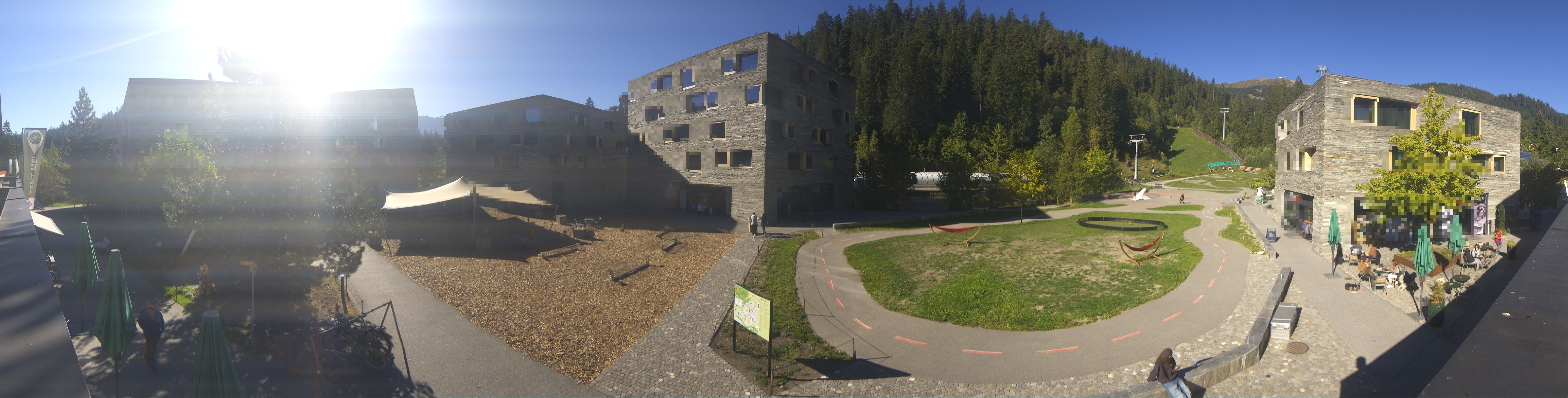 Archived image Webcam Laax - Hotel Rocksresort
