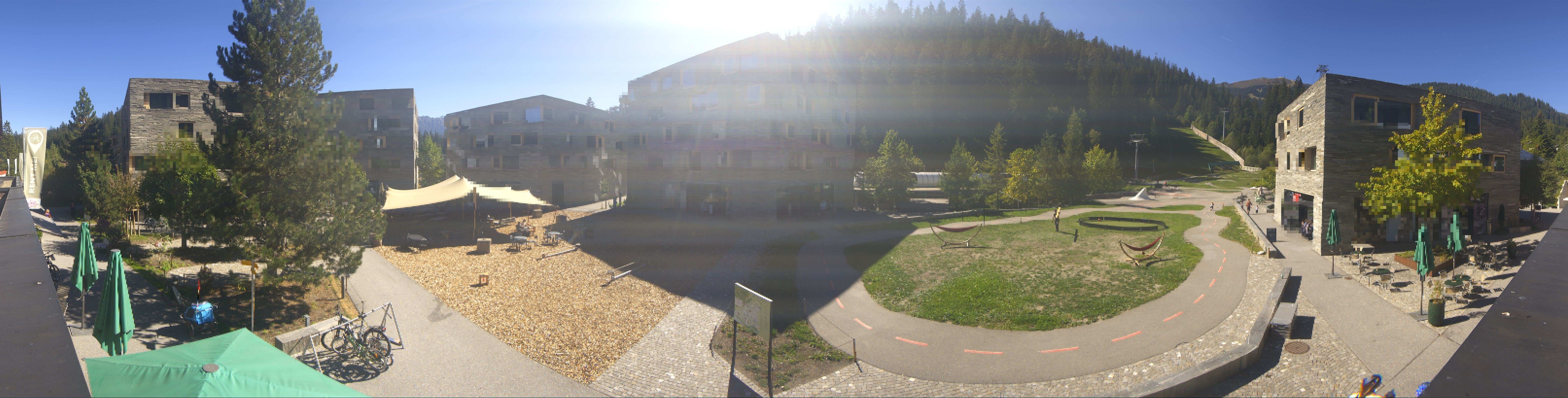 Archived image Webcam Laax - Hotel Rocksresort