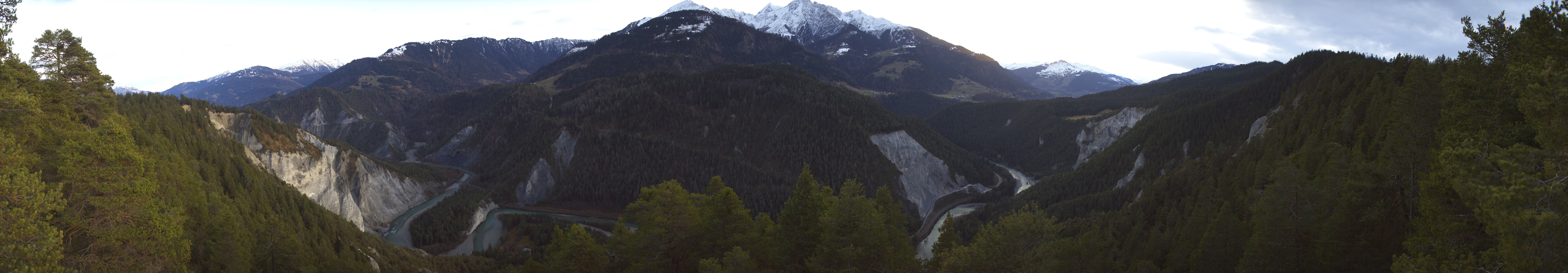 Archiv Foto Webcam Rheinschlucht - Swiss Grand Canyon
