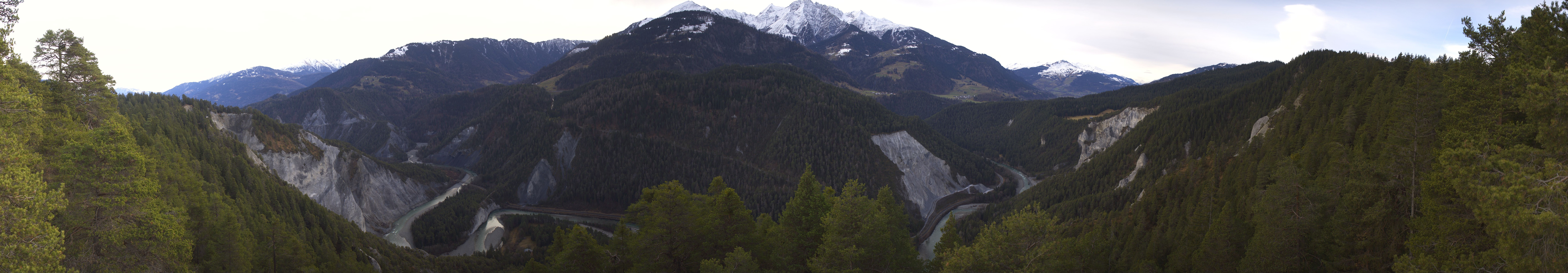 Archiv Foto Webcam Rheinschlucht - Swiss Grand Canyon