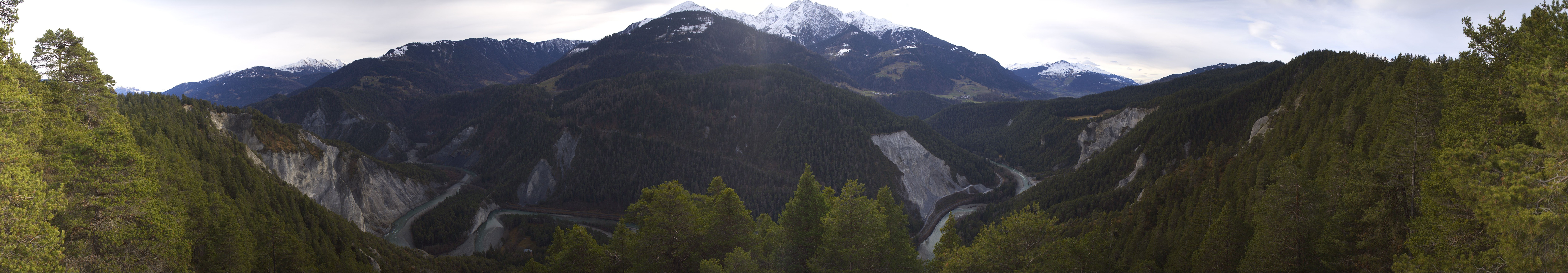 Archiv Foto Webcam Rheinschlucht - Swiss Grand Canyon