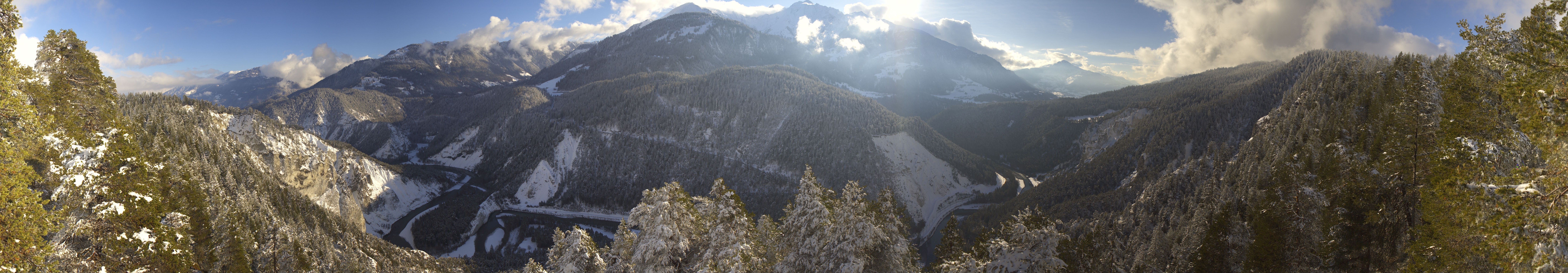 Archiv Foto Webcam Rheinschlucht - Swiss Grand Canyon