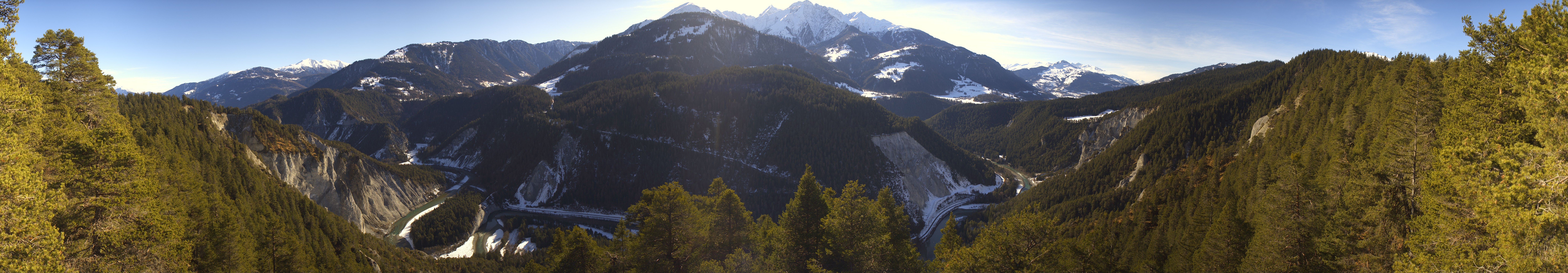 Archiv Foto Webcam Rheinschlucht - Swiss Grand Canyon