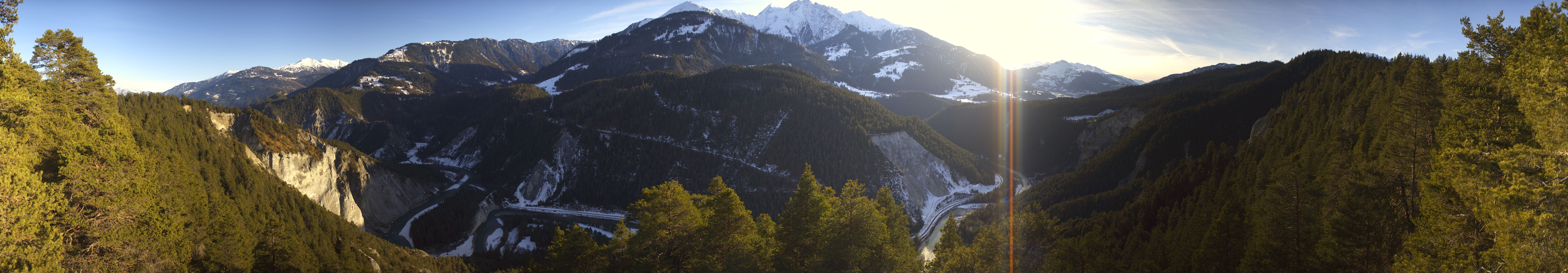 Archiv Foto Webcam Rheinschlucht - Swiss Grand Canyon