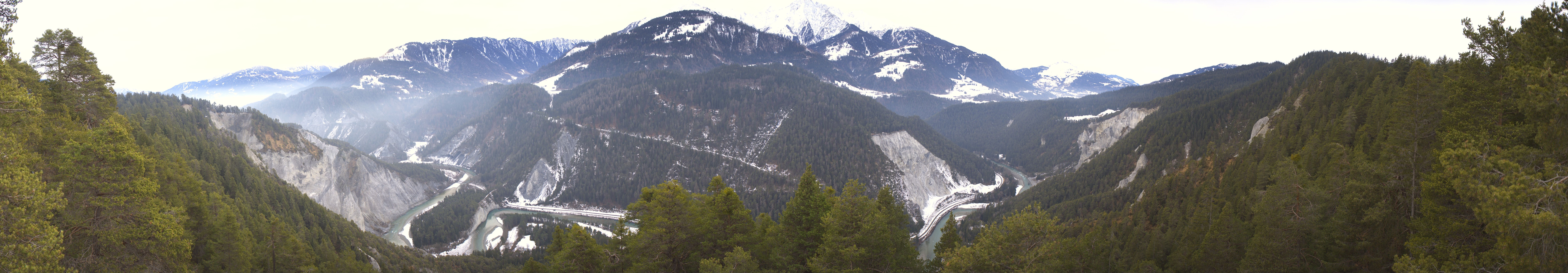 Archiv Foto Webcam Rheinschlucht - Swiss Grand Canyon