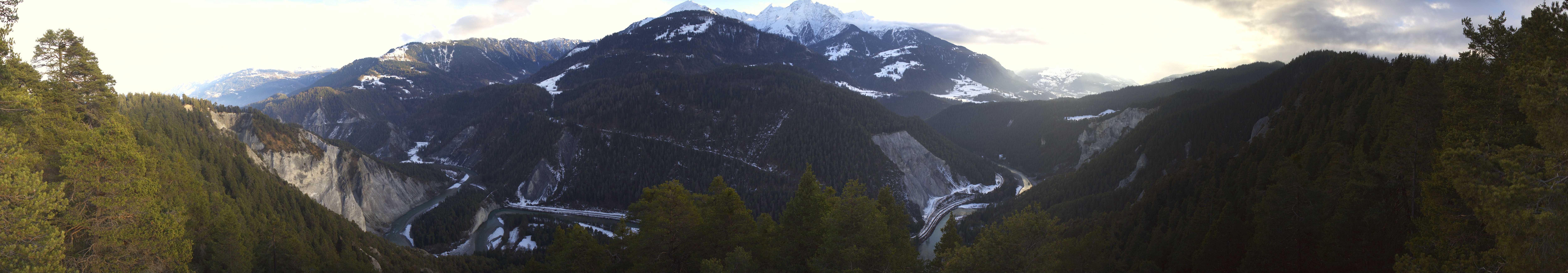 Archiv Foto Webcam Rheinschlucht - Swiss Grand Canyon