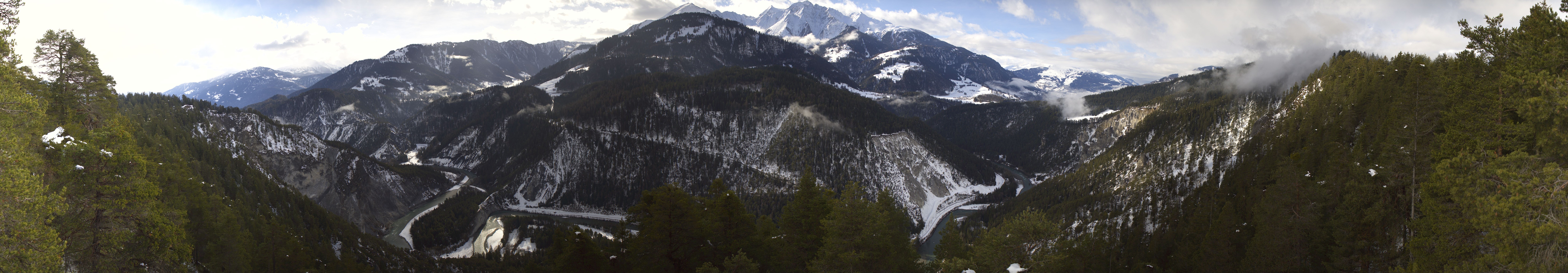 Archiv Foto Webcam Rheinschlucht - Swiss Grand Canyon