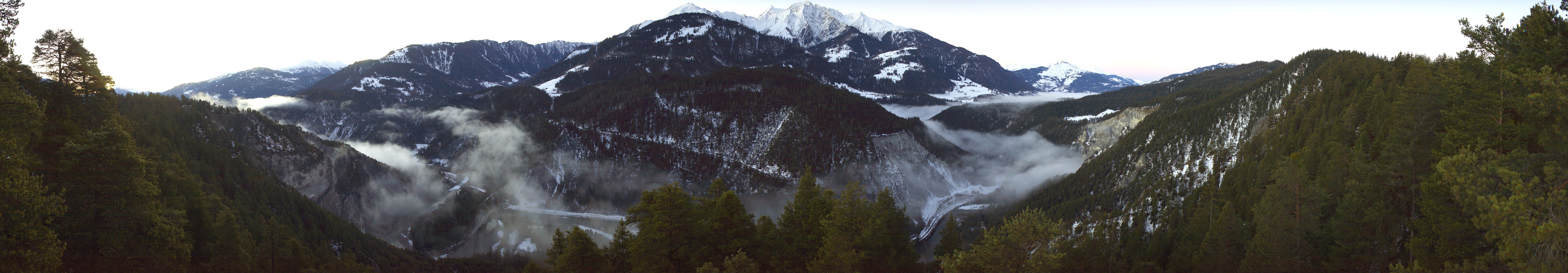 Archiv Foto Webcam Rheinschlucht - Swiss Grand Canyon