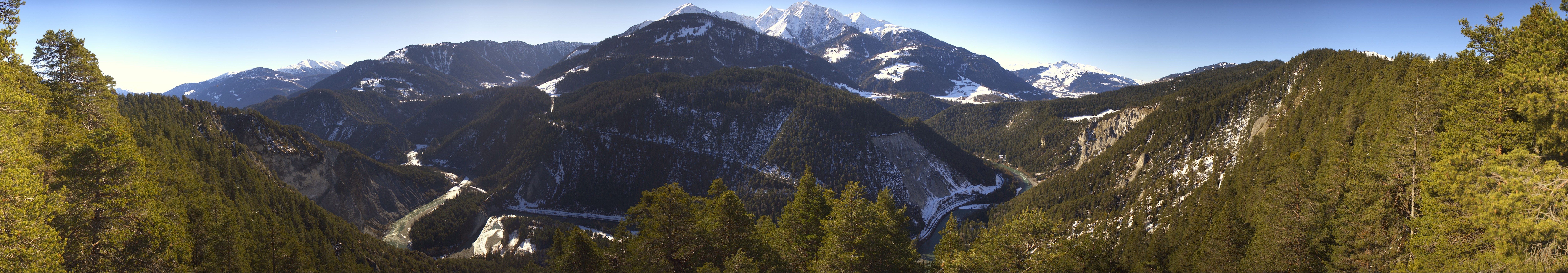 Archiv Foto Webcam Rheinschlucht - Swiss Grand Canyon