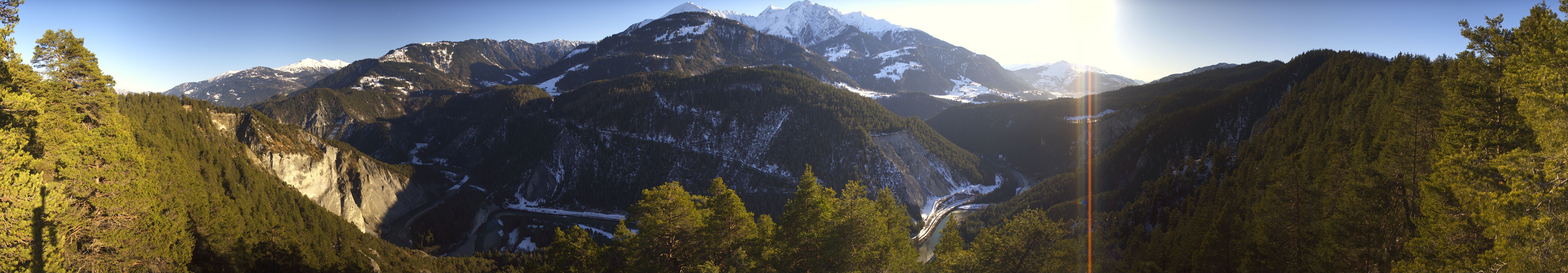 Archiv Foto Webcam Rheinschlucht - Swiss Grand Canyon