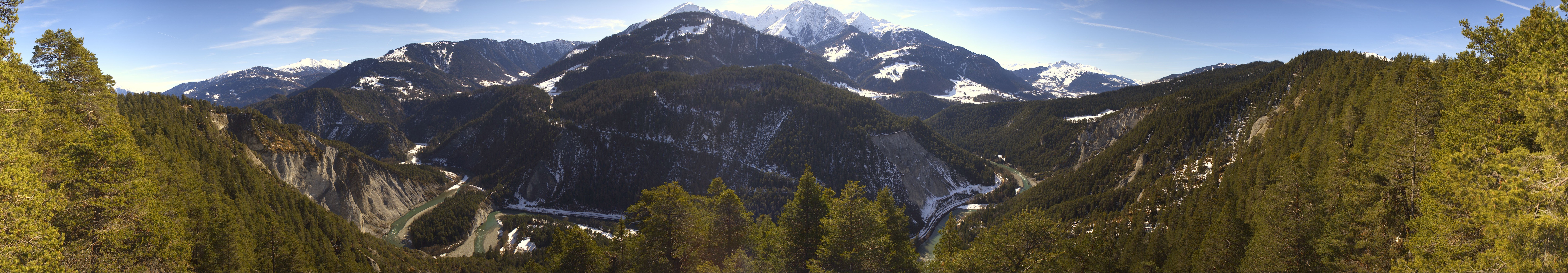 Archived image Webcam Ruinaulta - Swiss Grand Canyon