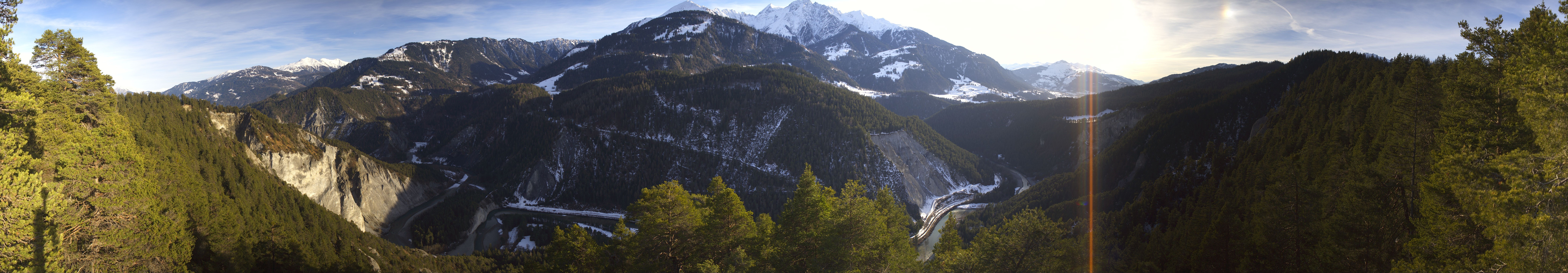 Archived image Webcam Ruinaulta - Swiss Grand Canyon