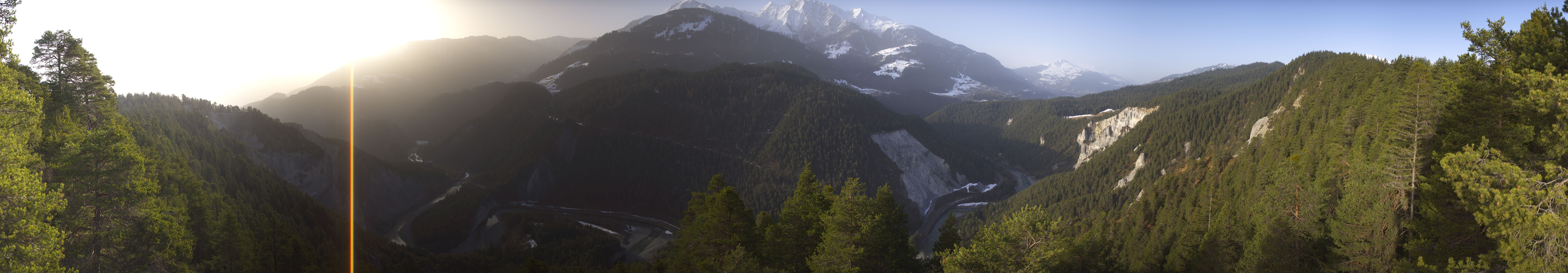 Archiv Foto Webcam Rheinschlucht - Swiss Grand Canyon