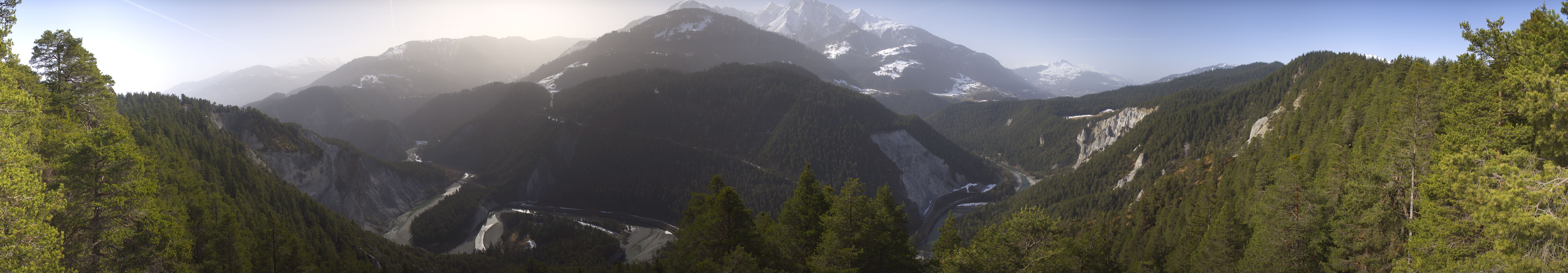 Archiv Foto Webcam Rheinschlucht - Swiss Grand Canyon