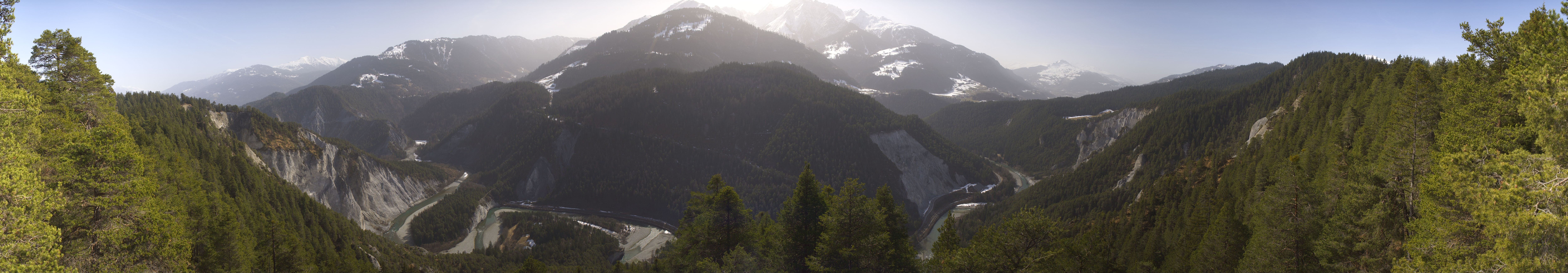 Archiv Foto Webcam Rheinschlucht - Swiss Grand Canyon