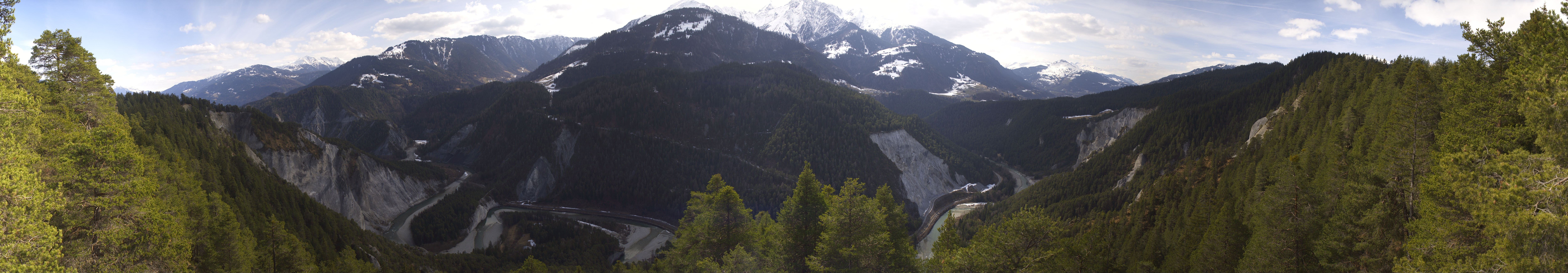 Archived image Webcam Ruinaulta - Swiss Grand Canyon