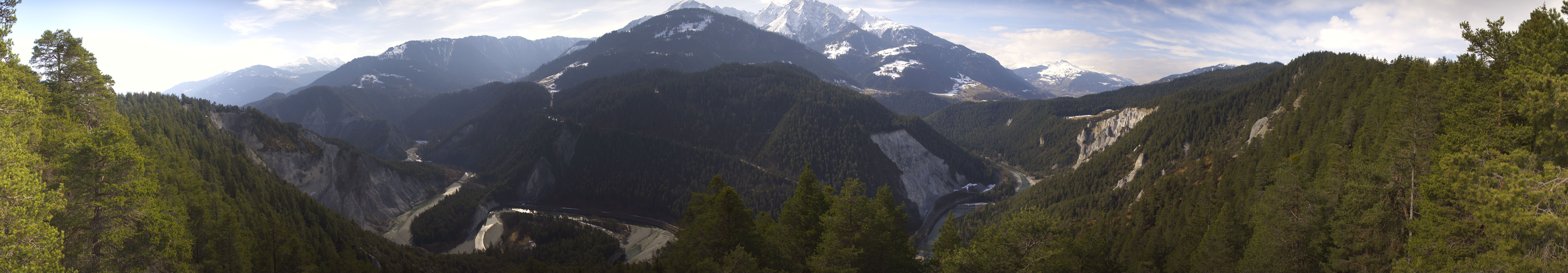 Archiv Foto Webcam Rheinschlucht - Swiss Grand Canyon