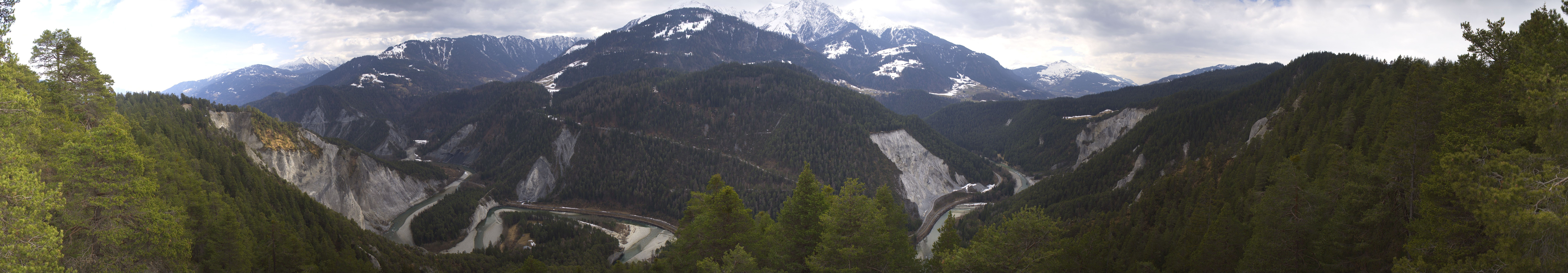 Archiv Foto Webcam Rheinschlucht - Swiss Grand Canyon