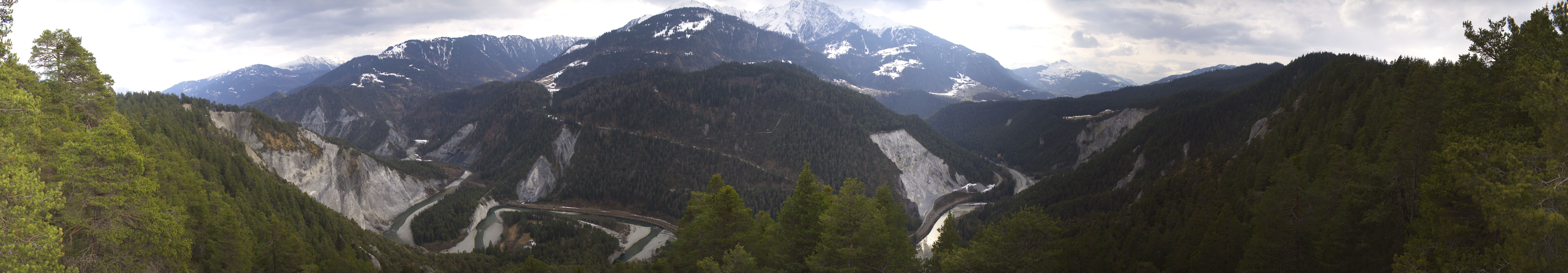 Archiv Foto Webcam Rheinschlucht - Swiss Grand Canyon