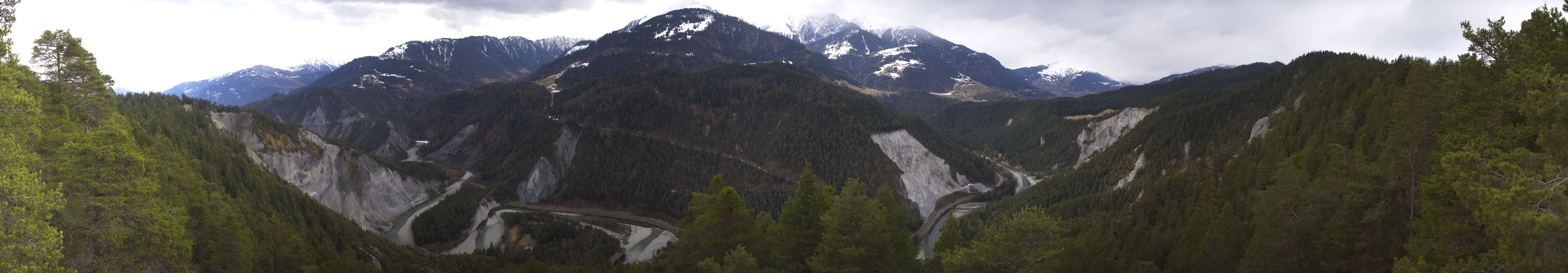 Archiv Foto Webcam Rheinschlucht - Swiss Grand Canyon