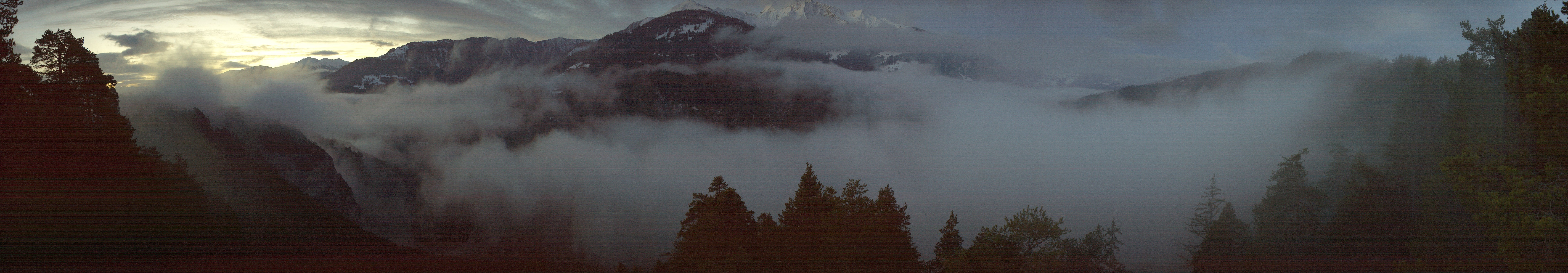 Archiv Foto Webcam Rheinschlucht - Swiss Grand Canyon