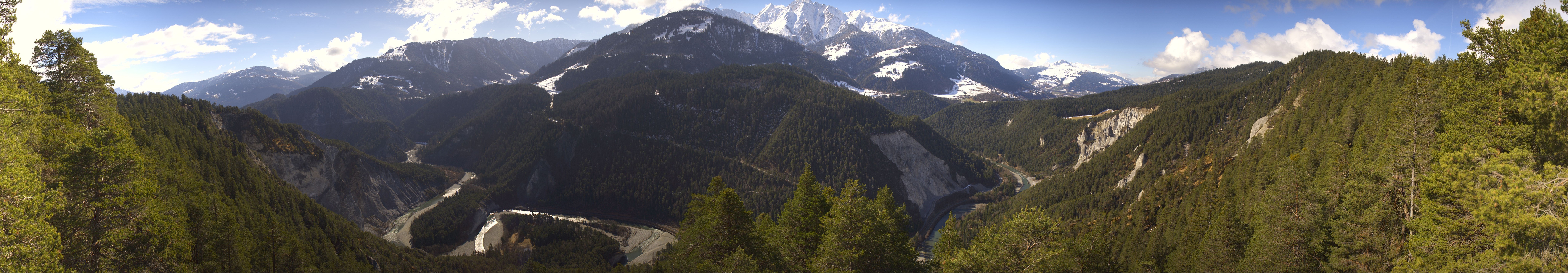 Archiv Foto Webcam Rheinschlucht - Swiss Grand Canyon