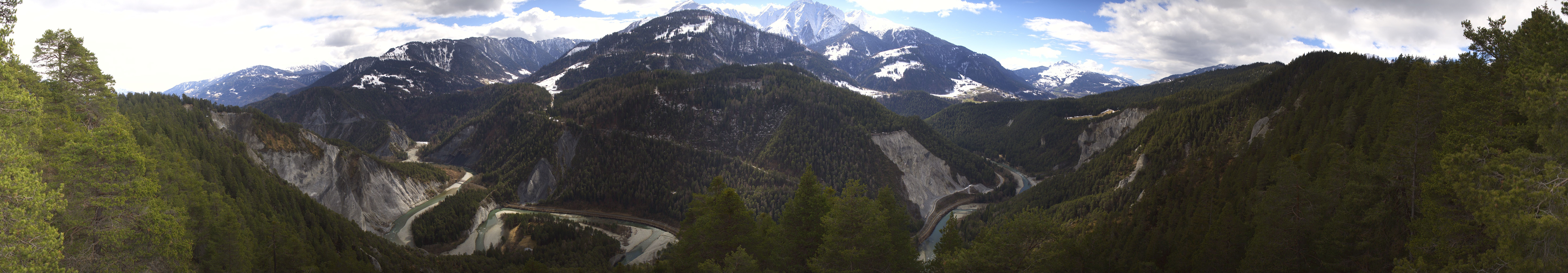 Archiv Foto Webcam Rheinschlucht - Swiss Grand Canyon