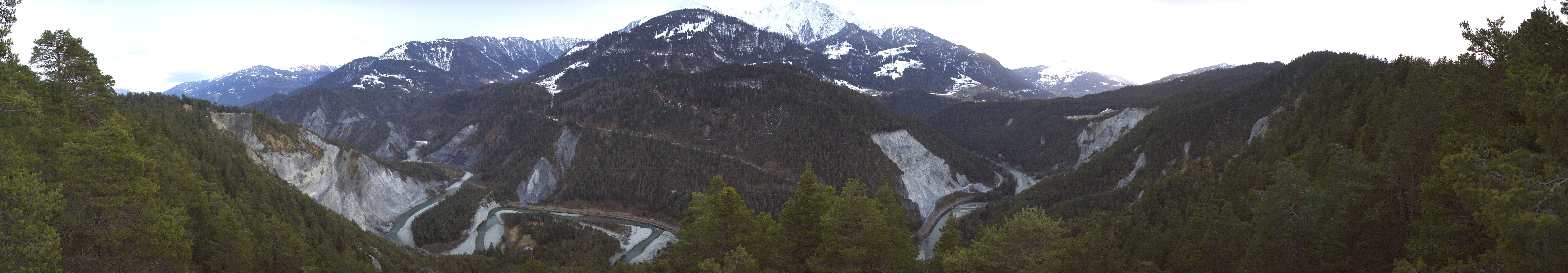 Archiv Foto Webcam Rheinschlucht - Swiss Grand Canyon