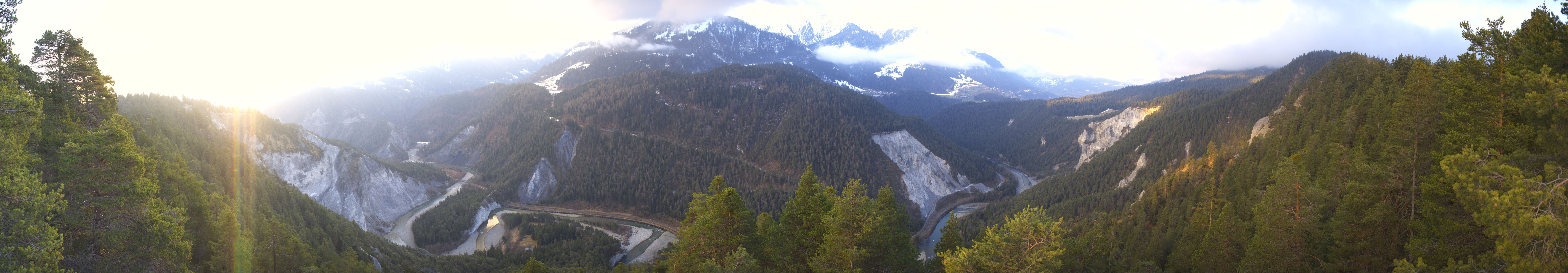 Archiv Foto Webcam Rheinschlucht - Swiss Grand Canyon
