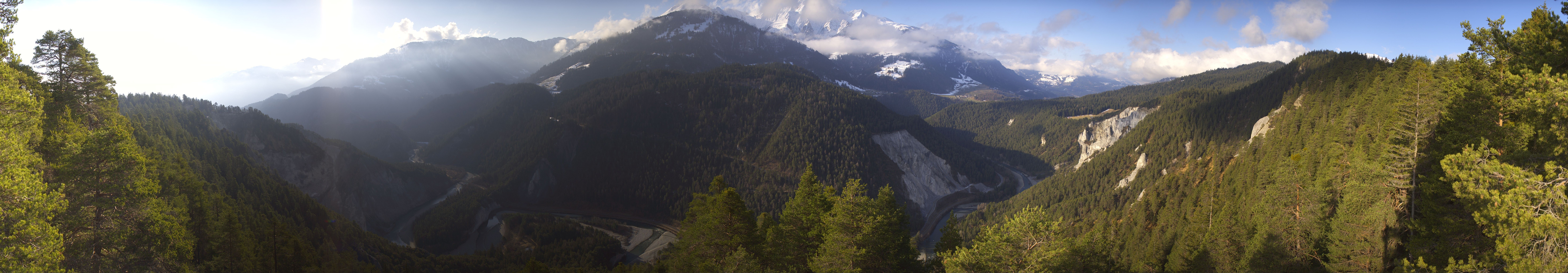 Archiv Foto Webcam Rheinschlucht - Swiss Grand Canyon
