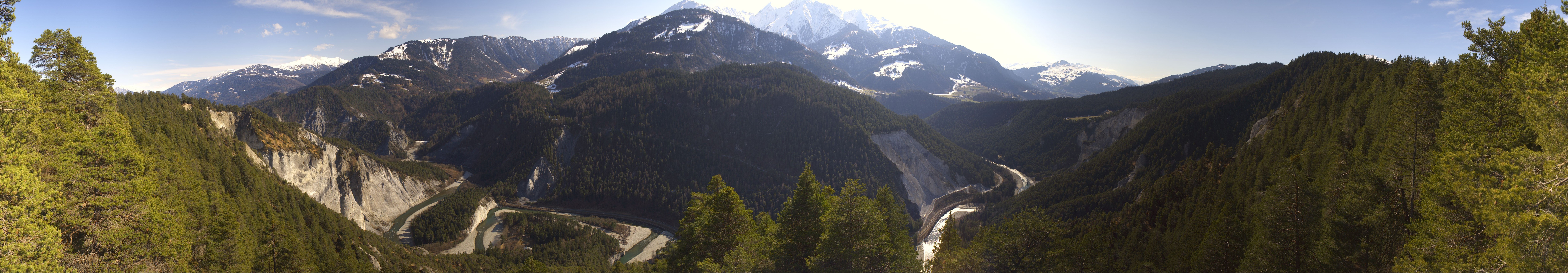 Archiv Foto Webcam Rheinschlucht - Swiss Grand Canyon