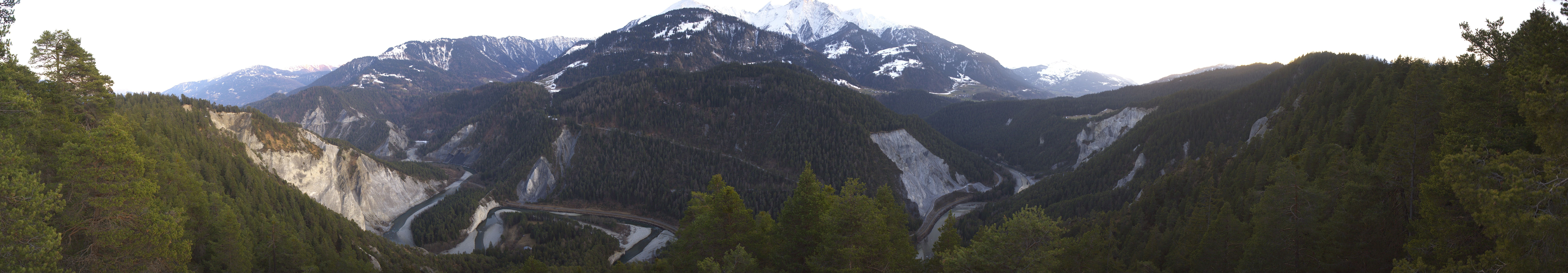 Archiv Foto Webcam Rheinschlucht - Swiss Grand Canyon