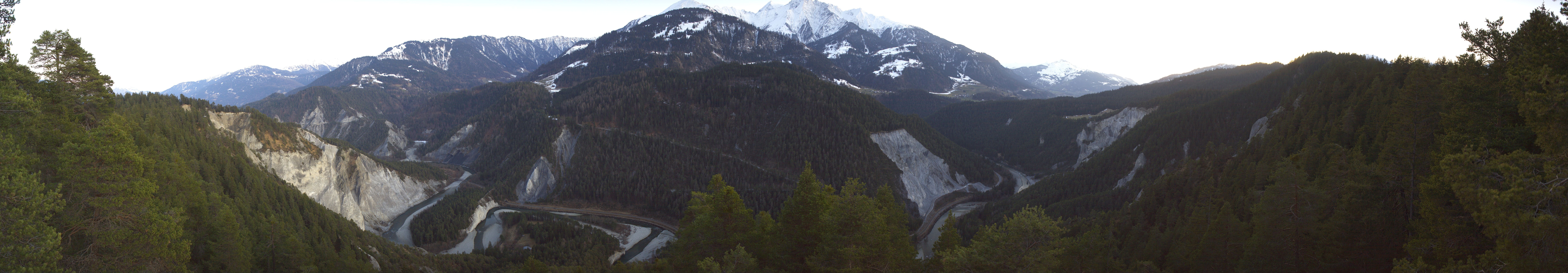 Archiv Foto Webcam Rheinschlucht - Swiss Grand Canyon
