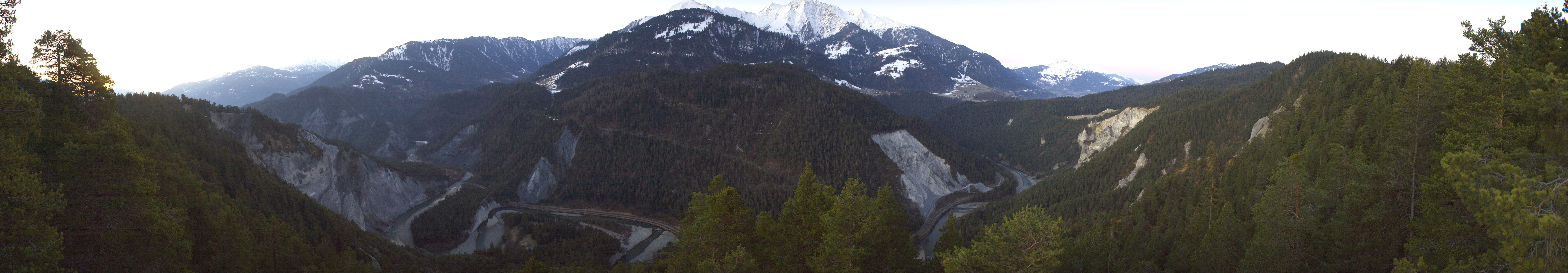 Archiv Foto Webcam Rheinschlucht - Swiss Grand Canyon
