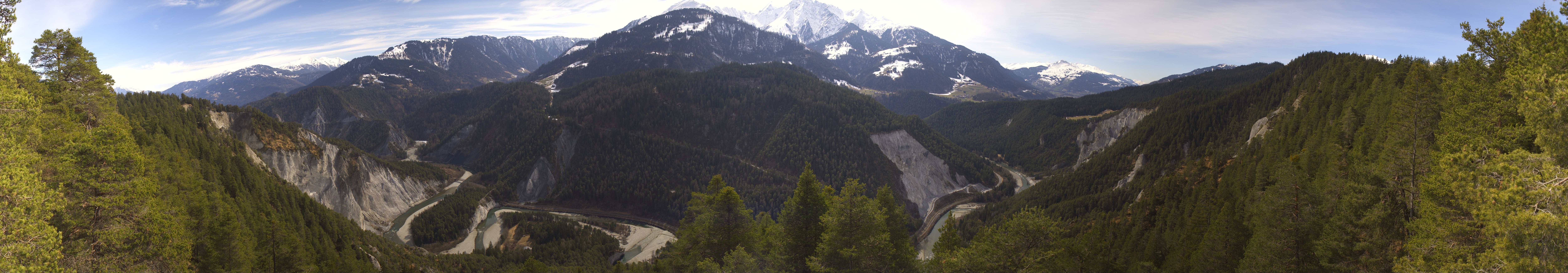 Archiv Foto Webcam Rheinschlucht - Swiss Grand Canyon