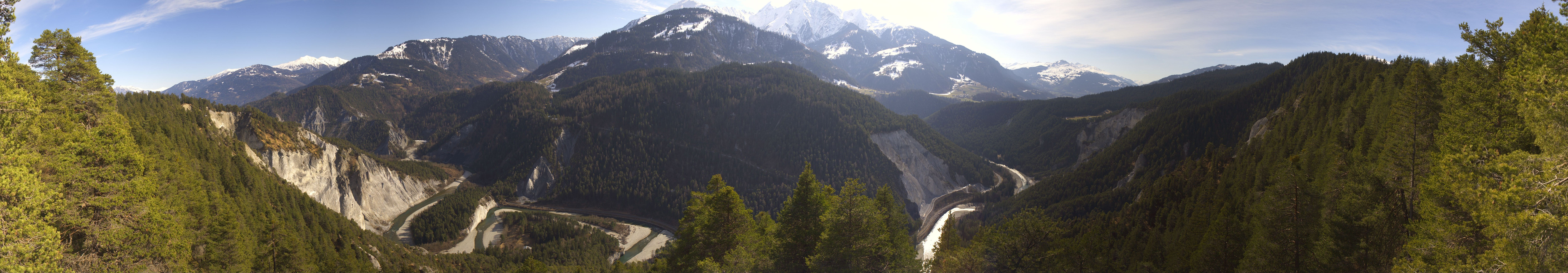Archiv Foto Webcam Rheinschlucht - Swiss Grand Canyon