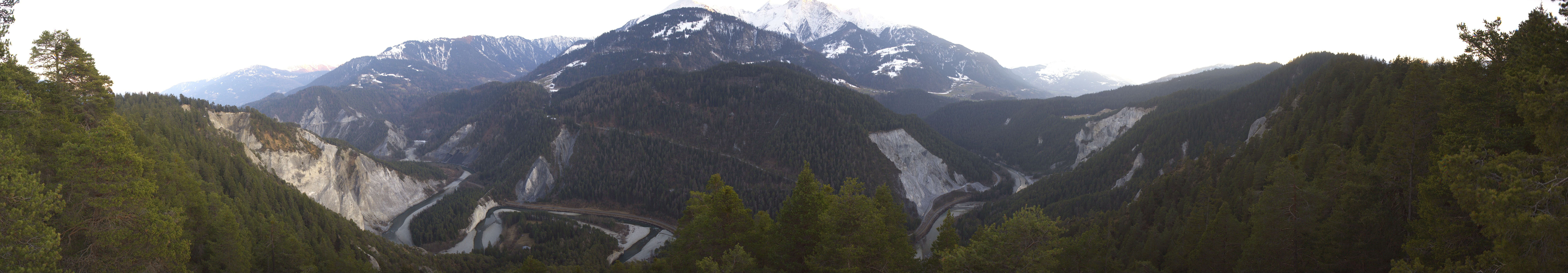 Archiv Foto Webcam Rheinschlucht - Swiss Grand Canyon