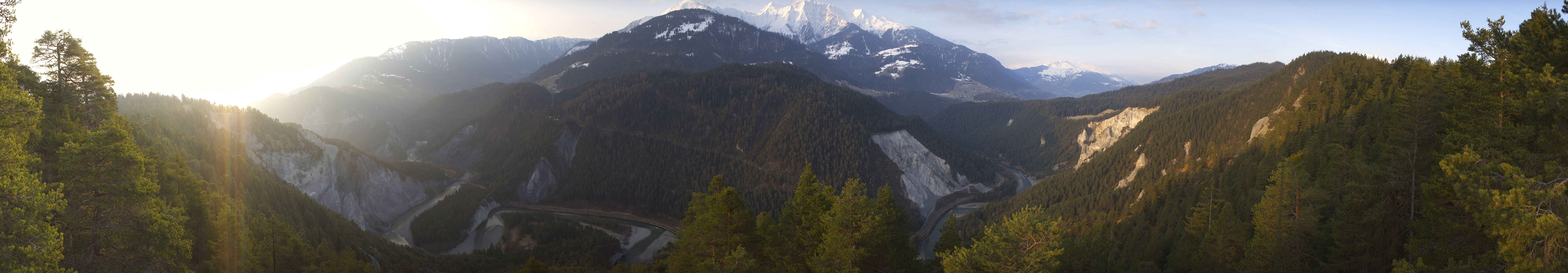 Archiv Foto Webcam Rheinschlucht - Swiss Grand Canyon