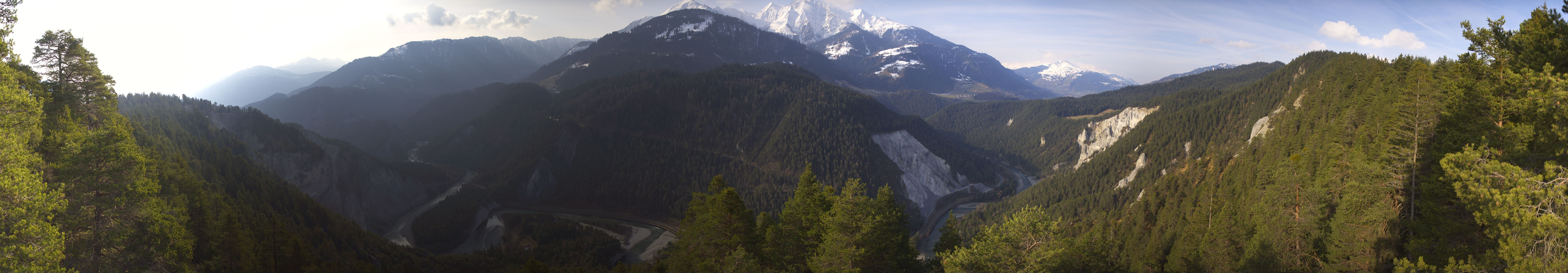 Archiv Foto Webcam Rheinschlucht - Swiss Grand Canyon
