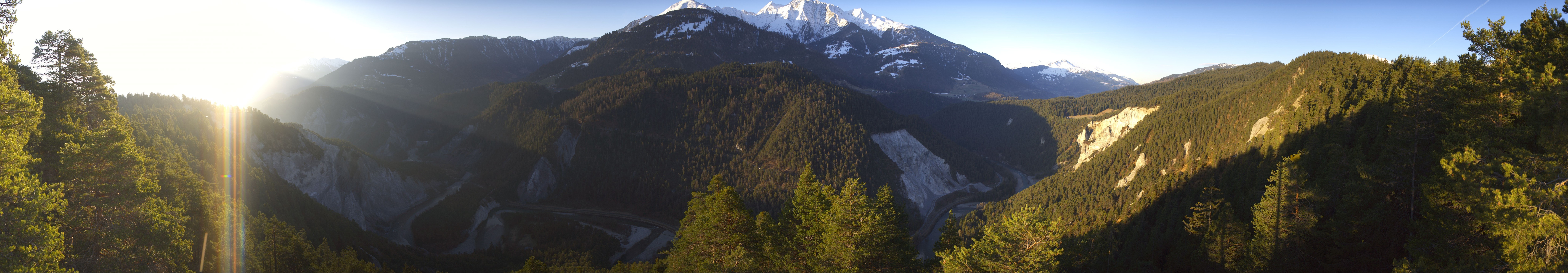 Archiv Foto Webcam Rheinschlucht - Swiss Grand Canyon