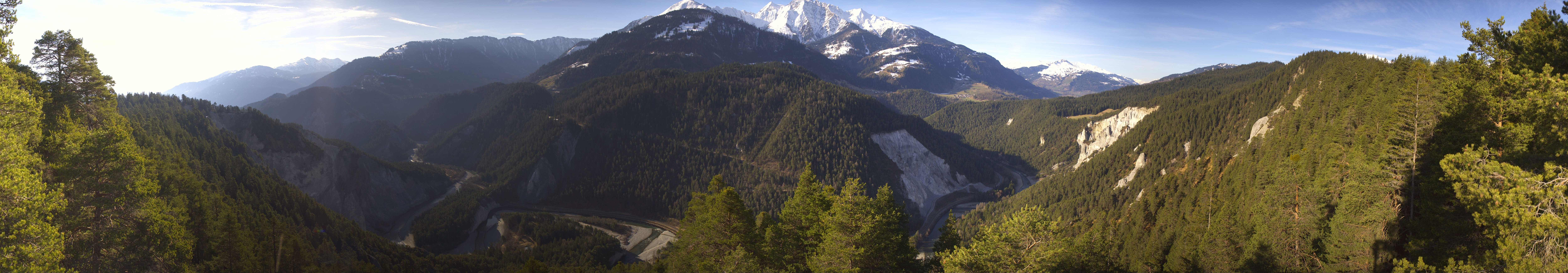 Archiv Foto Webcam Rheinschlucht - Swiss Grand Canyon