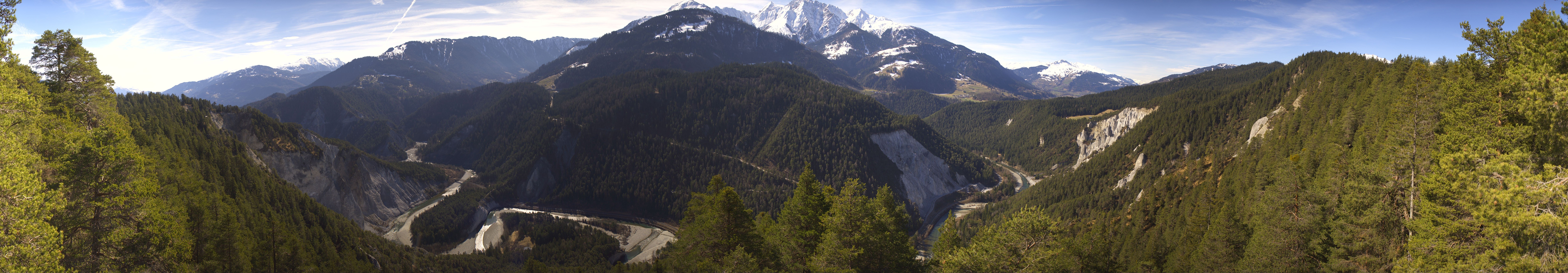Archiv Foto Webcam Rheinschlucht - Swiss Grand Canyon