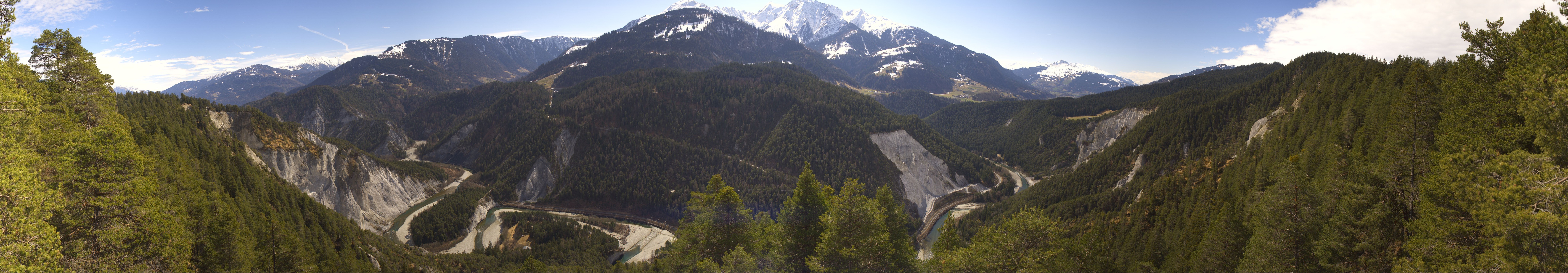 Archiv Foto Webcam Rheinschlucht - Swiss Grand Canyon
