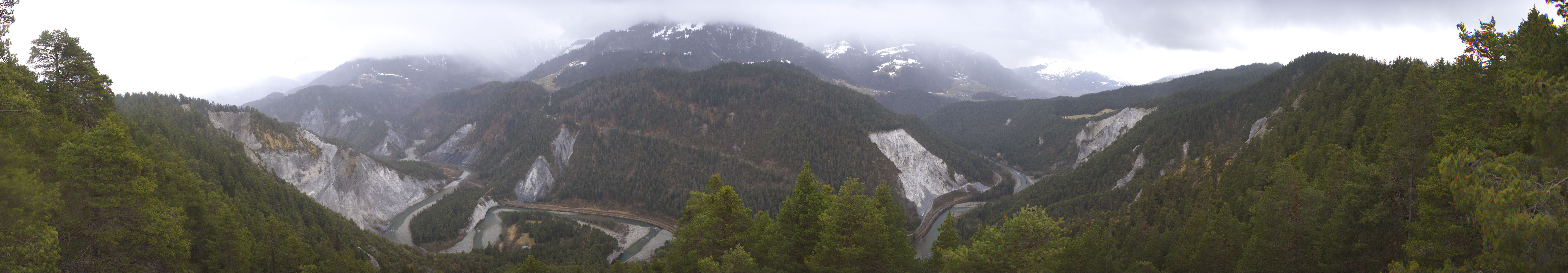Archiv Foto Webcam Rheinschlucht - Swiss Grand Canyon