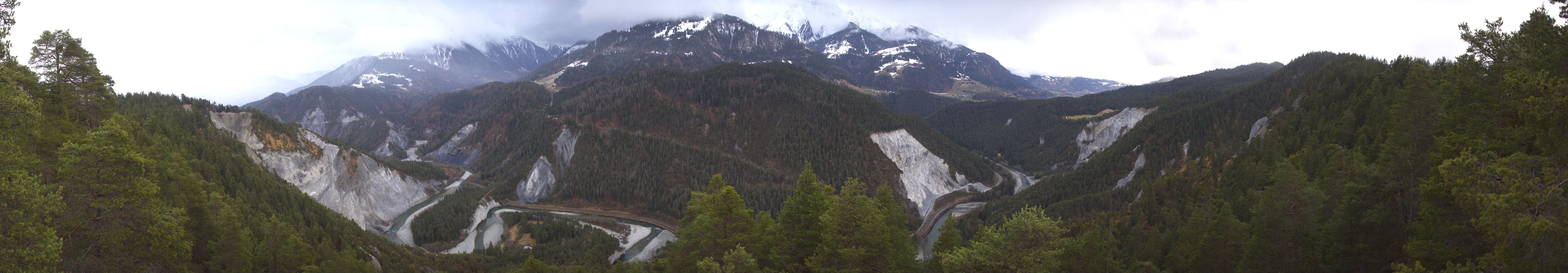 Archiv Foto Webcam Rheinschlucht - Swiss Grand Canyon