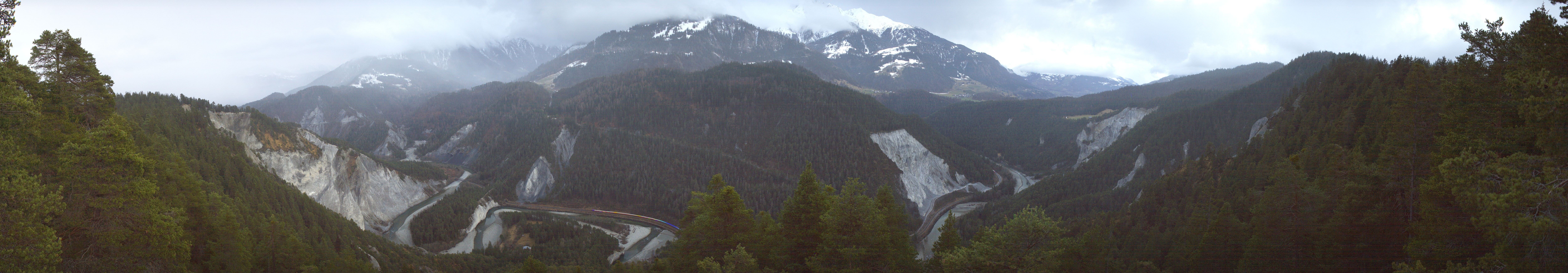 Archiv Foto Webcam Rheinschlucht - Swiss Grand Canyon