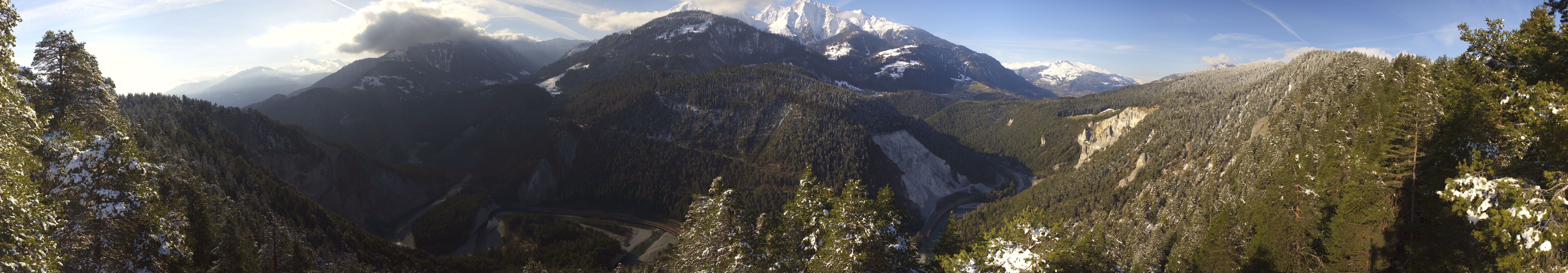Archiv Foto Webcam Rheinschlucht - Swiss Grand Canyon