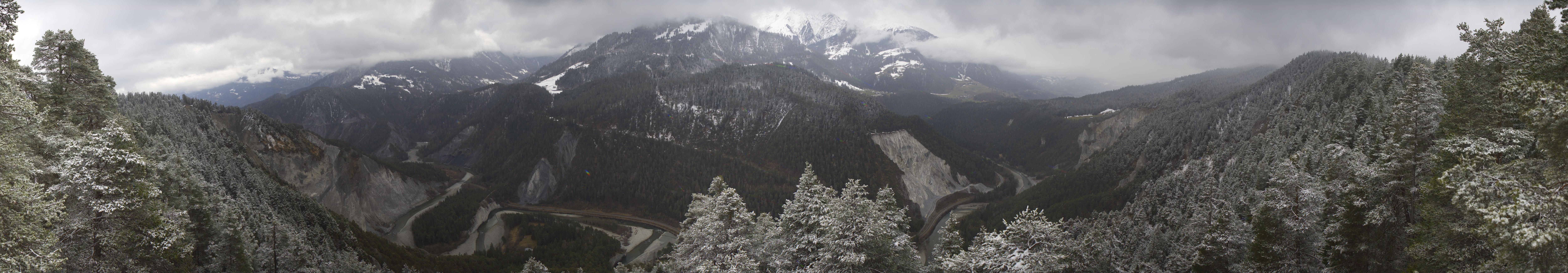 Archiv Foto Webcam Rheinschlucht - Swiss Grand Canyon