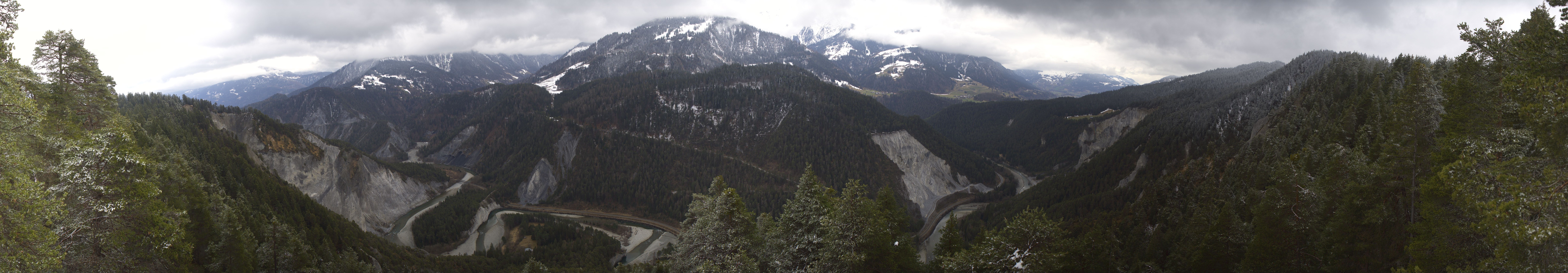 Archiv Foto Webcam Rheinschlucht - Swiss Grand Canyon